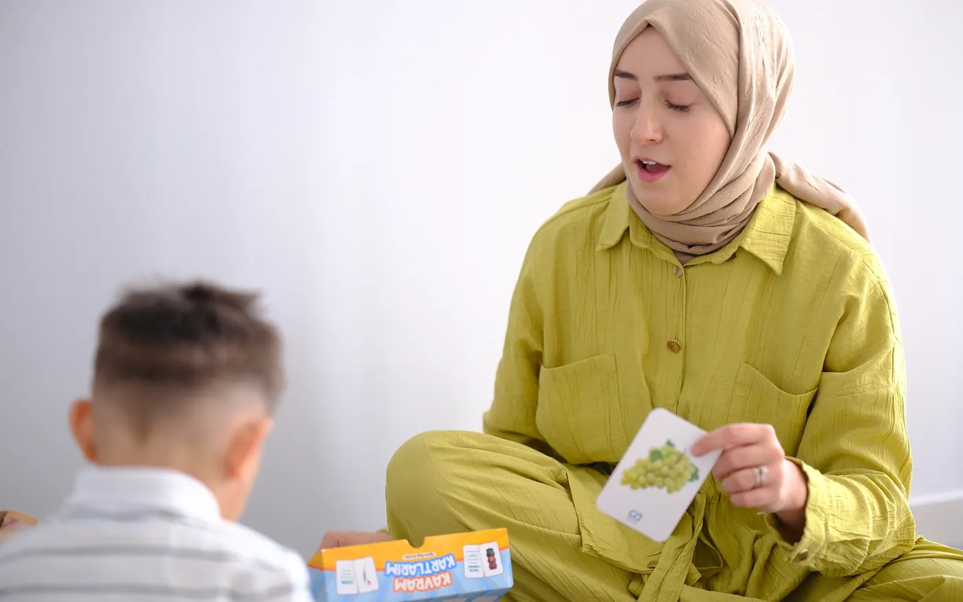 Resimli kartlarla kelime dağarcığı çalışması